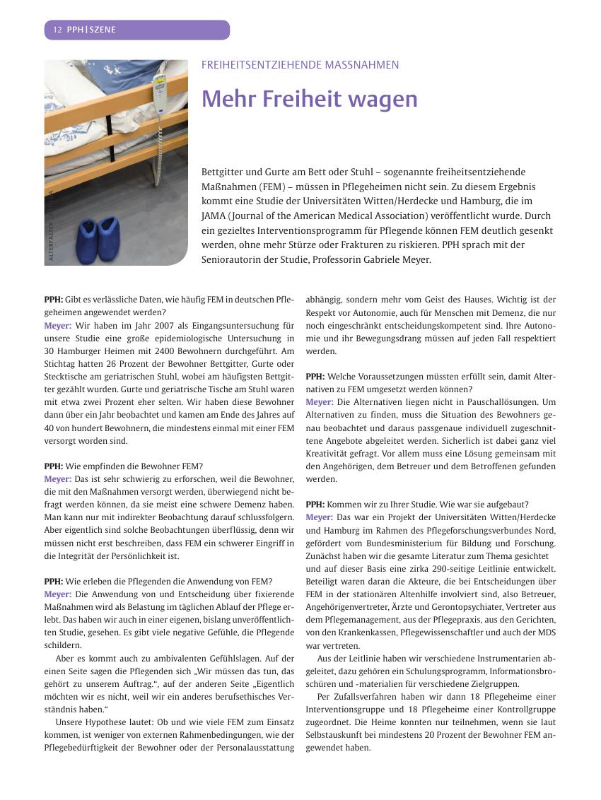 Vorschauseite 1: Mehr Freiheit wagen
