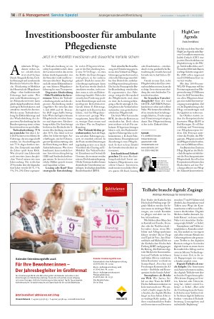 Vorschauseite 1: Investitionsbooster für ambulante Pflegedienste