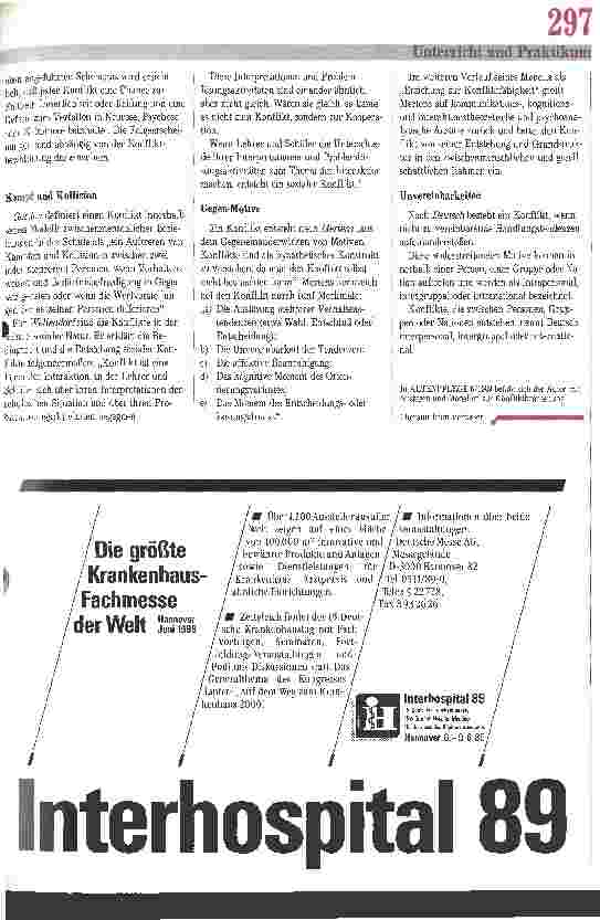 Vorschauseite 2: Konflikte in der Interaktion