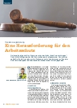 Vorschauseite 1: Cannabis-Legalisierung: Eine Herausforderung für den Arbeitsschutz