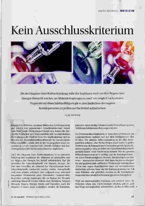 Vorschauseite 1: Kein Ausschlusskriterium