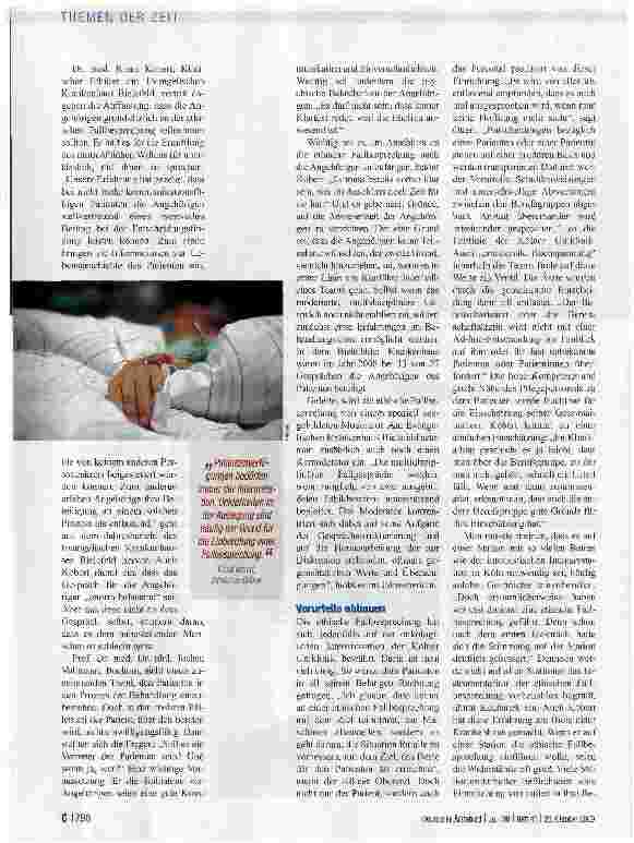 Vorschauseite 3: Das Beste für den Patienten