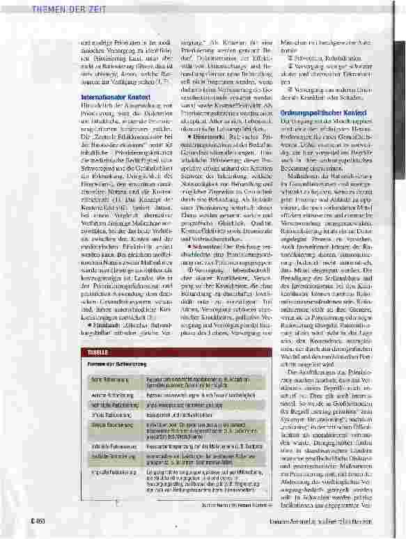Vorschauseite 3: Rationalisierung, Rationierung und Priorisierung - was ist gemeint?