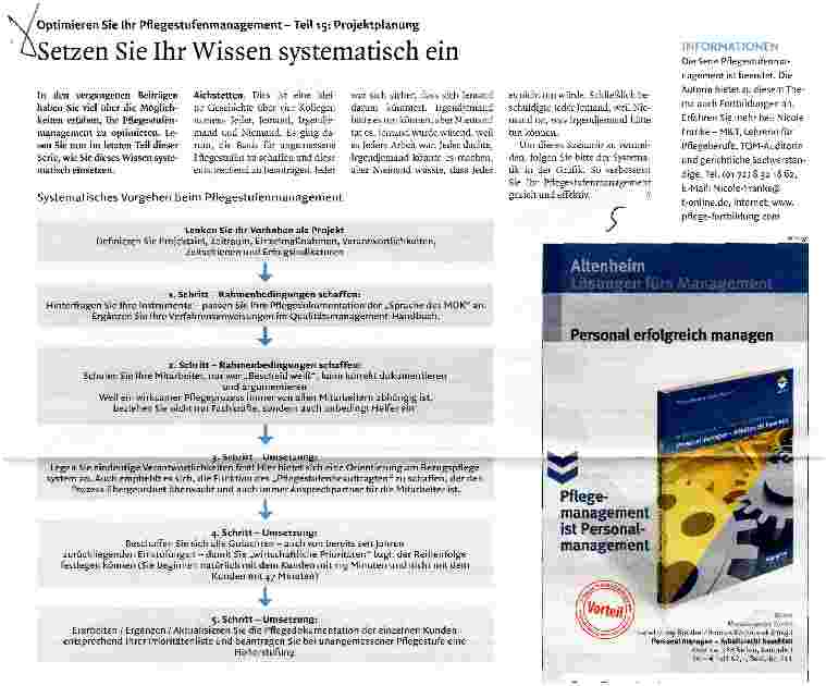Vorschauseite 1: Setzen Sie Ihr Wissen systematisch ein