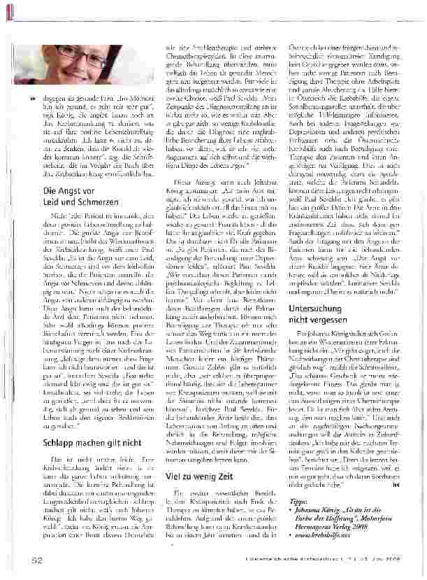 Vorschauseite 2: Patient bleibt man ein Leben lang