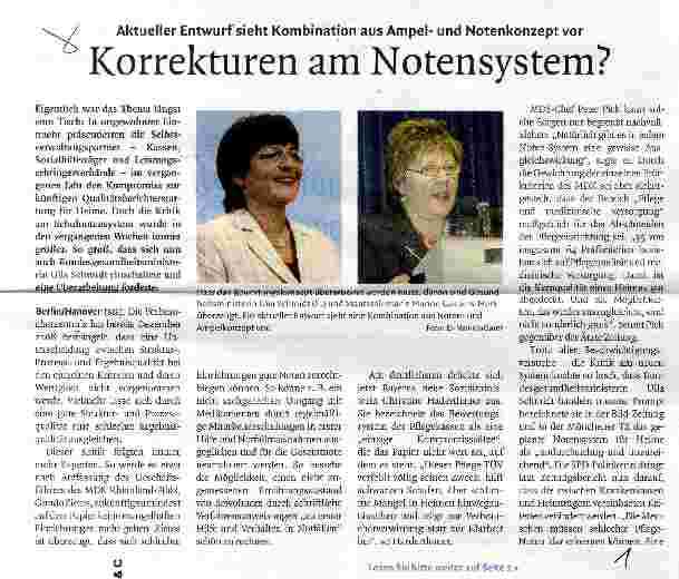 Vorschauseite 1: Korrekturen am Notensystem?