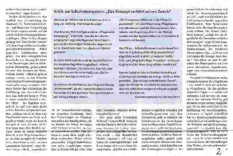 Vorschauseite 2: Korrekturen am Notensystem?