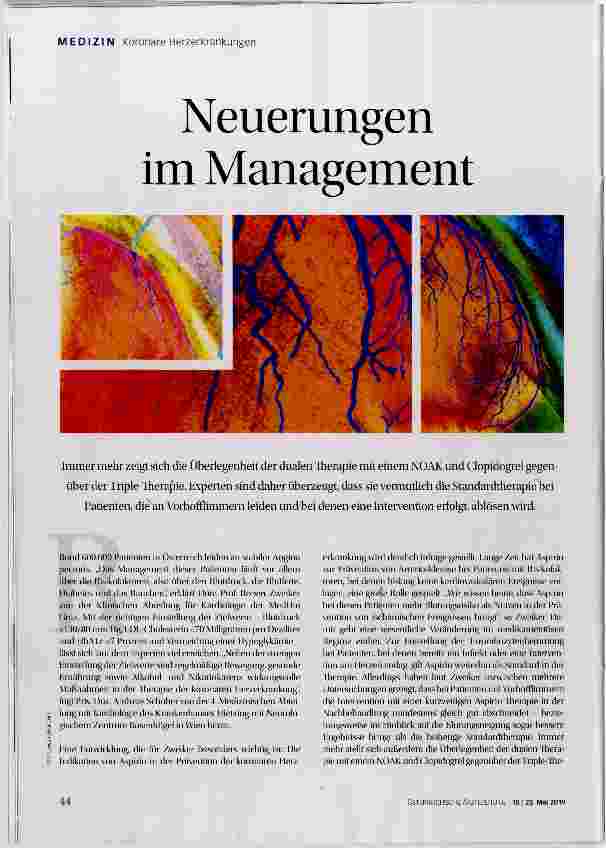Vorschauseite 1: Neuerungen im Management