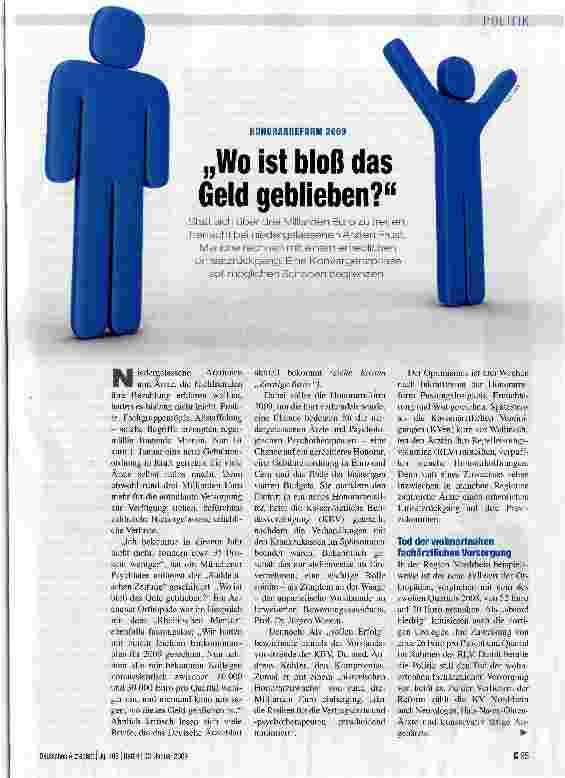 Vorschauseite 1: „Wo ist bloß das Geld geblieben?