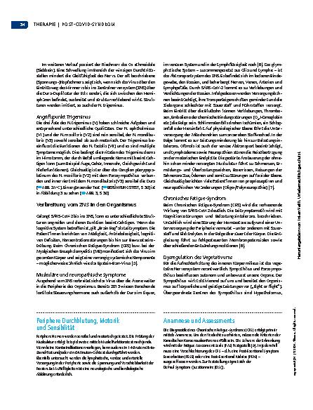 Vorschauseite 3: Neurologische Leitsymptome bei Post-Covid
