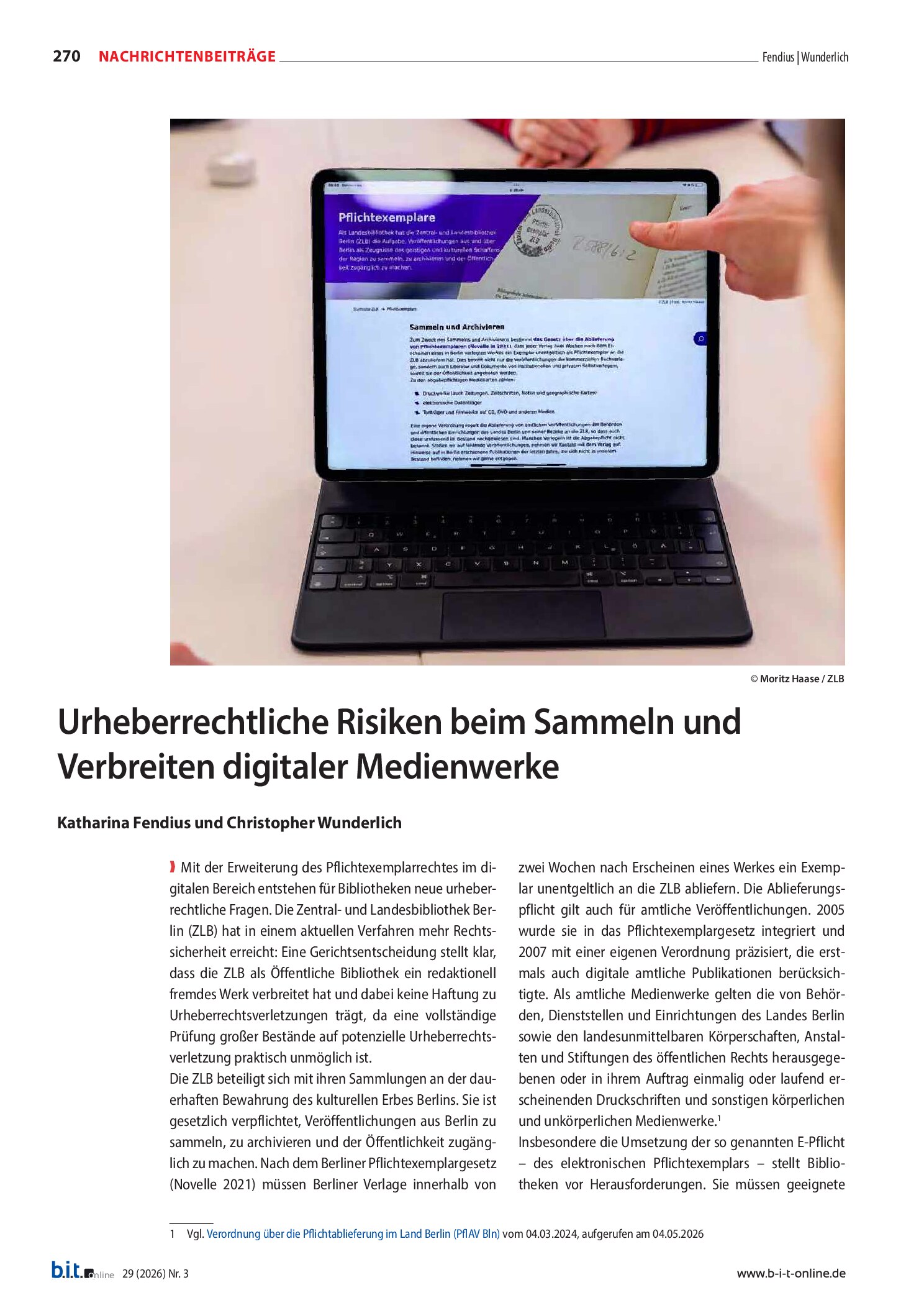 Vorschauseite 1: Urheberrechtliche Risiken beim Sammeln und Verbreiten digitaler Medienwerke