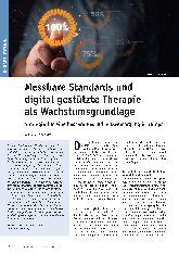 Vorschauseite 1: Messbare Standards und digital gestützte Therapie als Wachstumsgrundlage