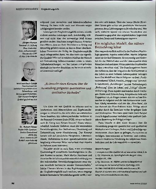 Vorschauseite 3: Was ist Qualität in der Eingliederungshilfe?