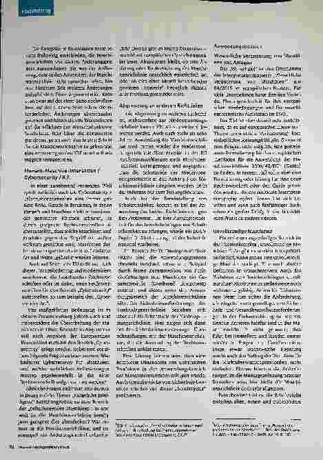 Vorschauseite 2: Revision Maschinenrichtlinie Rückblick und Ausblick
