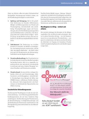 Vorschauseite 2: Mit dem Konzept der Wundhygiene die Heilung unterstützen