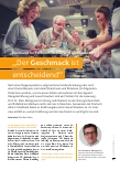 Vorschauseite 1: "Der Geschmack ist entscheidend."