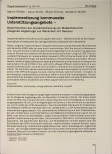 Vorschauseite 1: Implementierung kommunaler Unterstützungsangebote