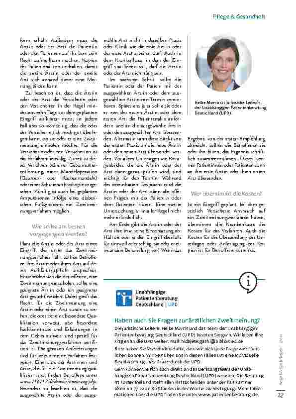Vorschauseite 2: Ärztliche Zweitmeinung