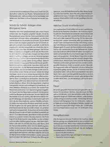 Vorschauseite 3: Blutsperre und Blutleere