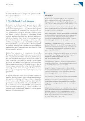 Vorschauseite 6: Der Sozialsektor im Kreis Siegen-Wittgenstein – Befunde einer Fallstudie im ländlich-industrialisierten Raum Westdeutschlands