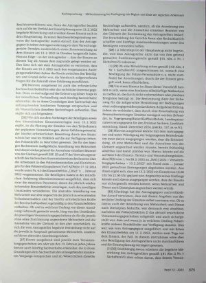 Vorschauseite 4: Mitbestimmung bei Festlegung von Beginn und Ende der täglichen Arbeitszeit