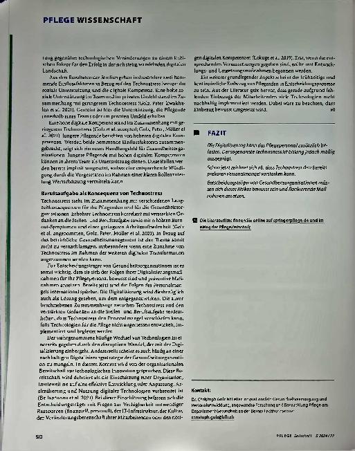 Vorschauseite 3: Gegen den Technostress