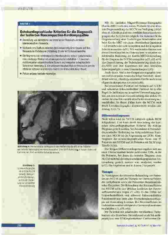 Vorschauseite 5: Isolierte Noncompaction-Kardiomyopathie