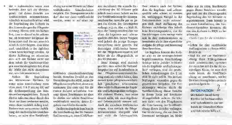 Vorschauseite 2: Gericht stoppt Transparenzbericht