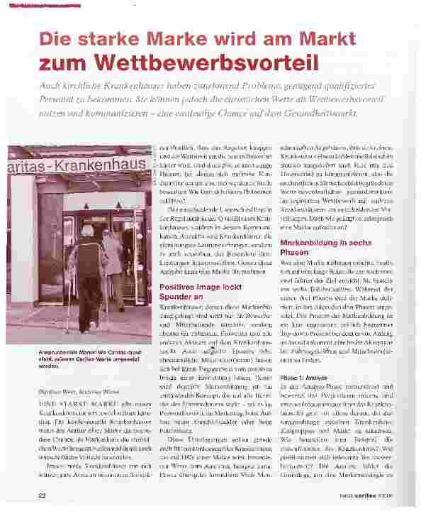Vorschauseite 1: Die starke Marke wird am Markt zum Wettbewerbsvorteil
