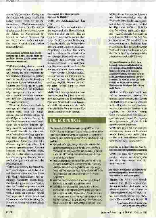 Vorschauseite 2: „Den größten Vorteil hat der Patient