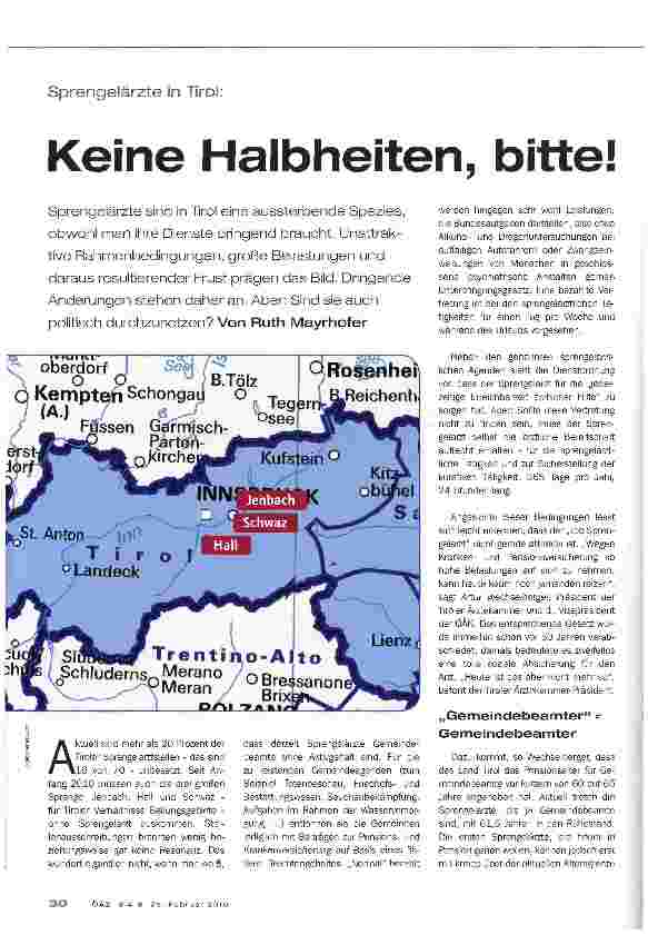 Vorschauseite 1: Keine Halbheiten, bitte!