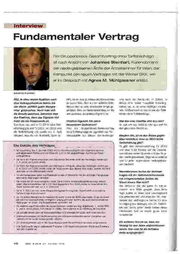 Vorschauseite 1: Fundamentaler Vertrag