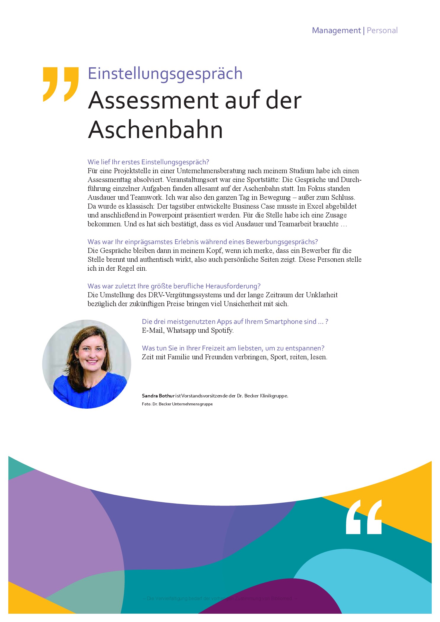 Vorschauseite 2: Die Zukunft schönmalen