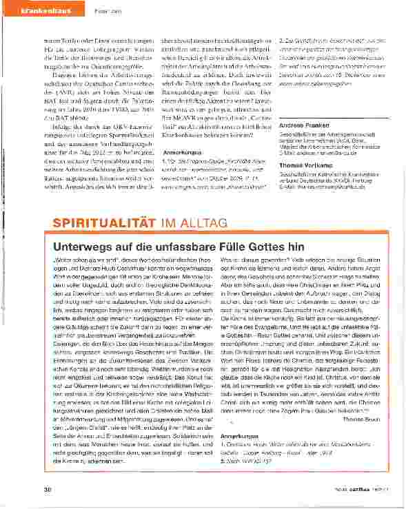 Vorschauseite 3: Tarifentwicklungen in Zeiten schwacher Refinanzierung