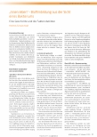 Vorschauseite 1: "Innenleben" - Biofilmbildung aus der Sicht eines Bakteriums. Eine Geschichte und die Fakten dahinter.