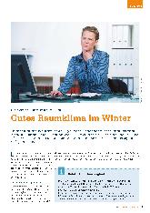 Vorschauseite 1: Gutes Raumklima im Winter