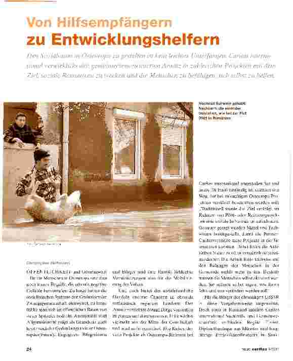 Vorschauseite 1: Von Hilfsempfängern zu Entwicklungshelfern