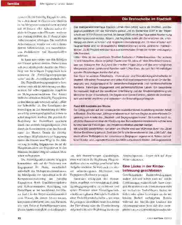 Vorschauseite 3: Ein Ort, wo Alt und Jung zusammenkommen