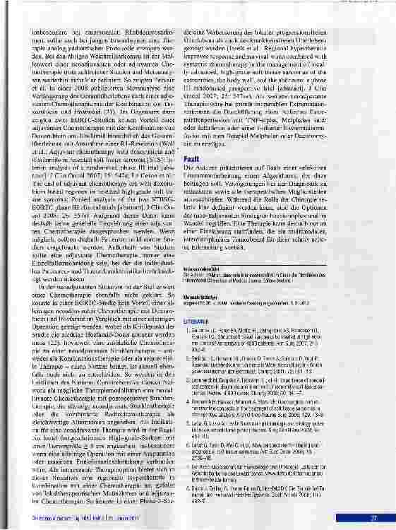 Vorschauseite 6: Diagnostik und Therapie von Weichteilsarkomen der Extremitäten