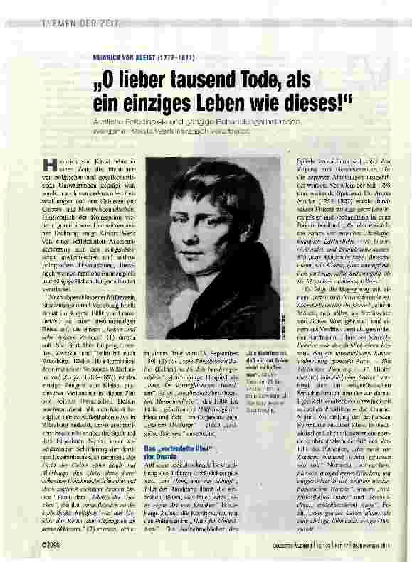 Vorschauseite 1: „0 lieber tausend Tode, als ein einziges Leben wie dieses!