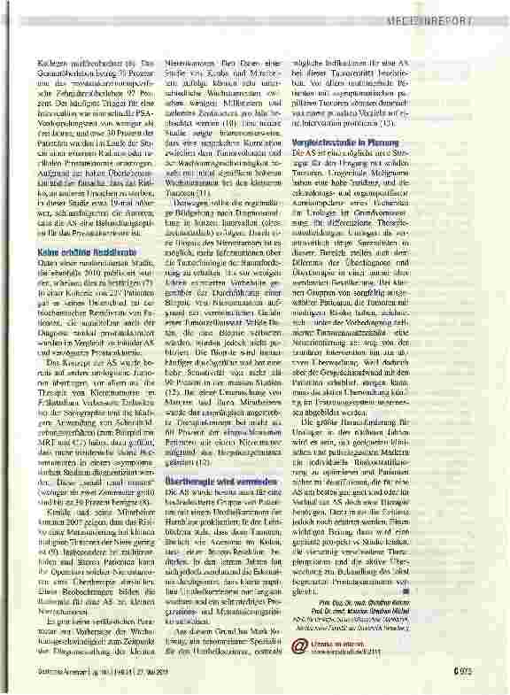 Vorschauseite 2: Aktive Überwachung von Malignomen
