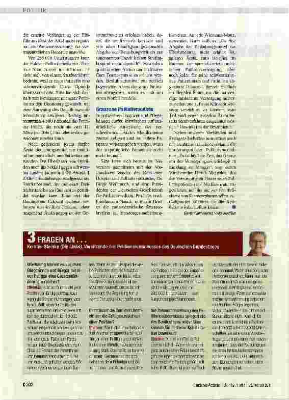 Vorschauseite 2: BUNDESTAGSPETITIONENGelebte Basisdemokratie