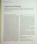 Vorschauseite 1: Anspruch auf Testungen