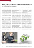 Vorschauseite 1: Alltagstauglich und schmerzreduzierend: Eine neuartige Orthese bei Rhizarthrose