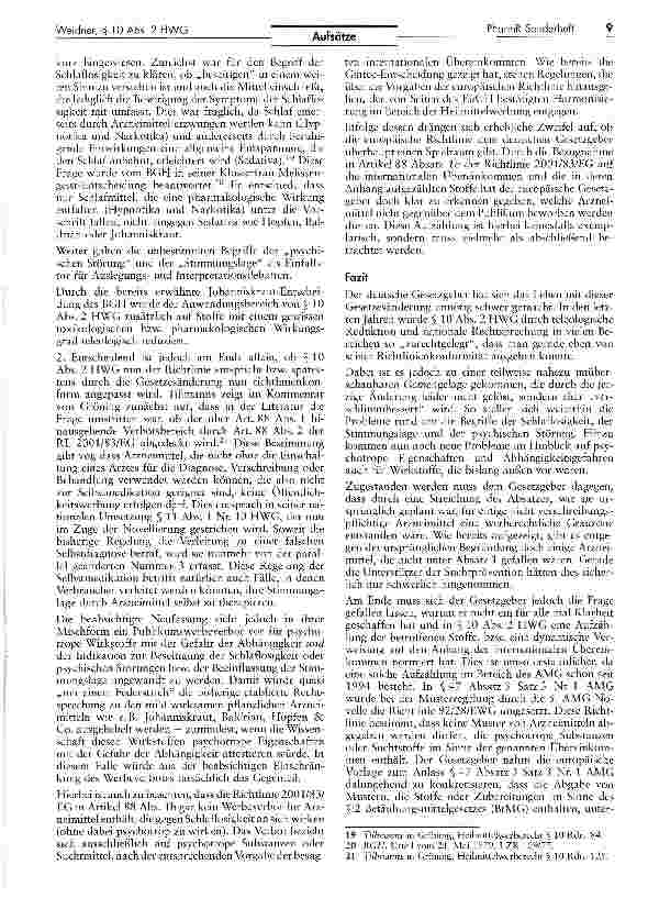 Vorschauseite 4: Richtlinienkonforme Reformierung des § 10 Abs. 2 HWG mit dem zweiten Gesetz zur Änderung arzneimittelrechtlicher und anderer Vorschriften (sog. 16. AMG-Novelle)?