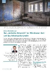 Vorschauseite 1: Sitzmöbel und Schutzmängel: Der „einfache Holzstuhl“ im Münchener Amt und das Arbeitsschutzrecht