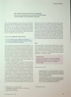 Vorschauseite 4: Leiden als Verlusterfahrung und die Soziale Arbeit Verstehen, begleiten und tröstend handeln