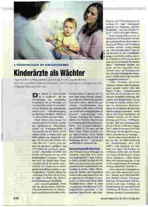 Vorschauseite 1: Kinderärzte als Wächter