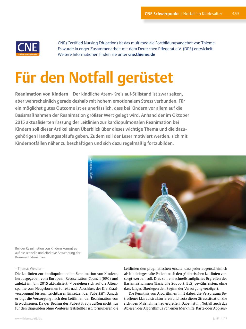 Vorschauseite 1: Für den Notfall gerüstet