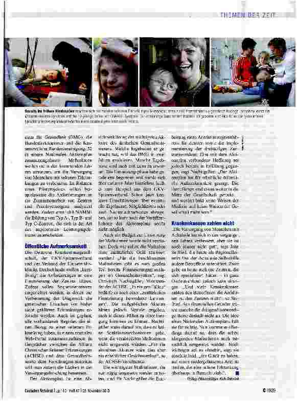 Vorschauseite 2: Schnellere Diagnose - aber wie?